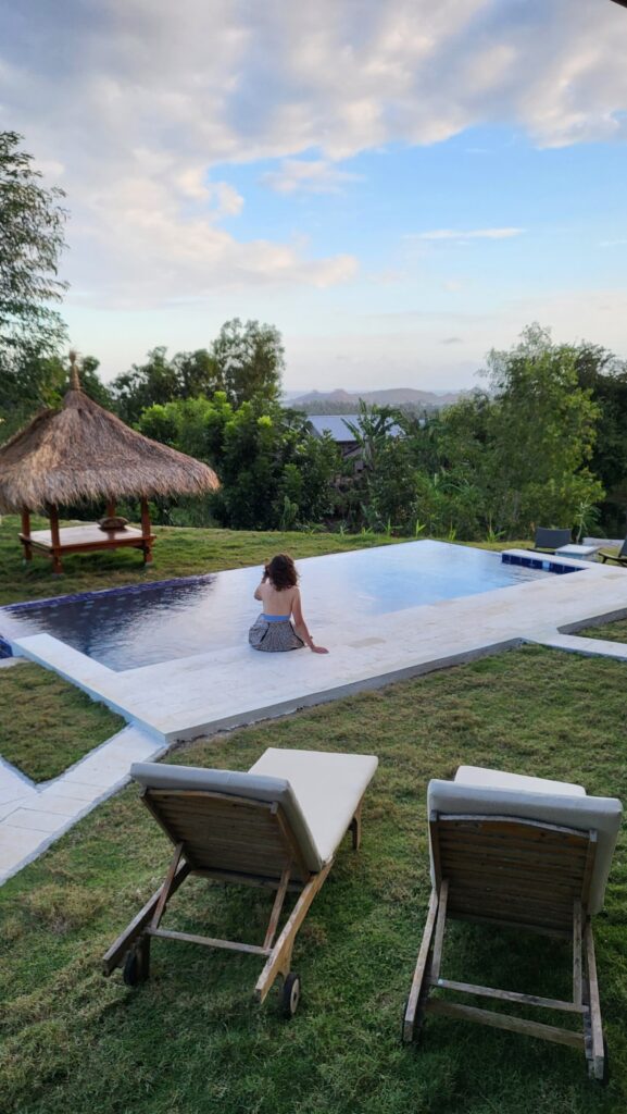 FabuLous Place Lombok Infinity pool with a view